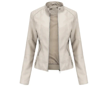 Alex Veste en faux cuir élégante pour femme | Style et raffinement intemporel