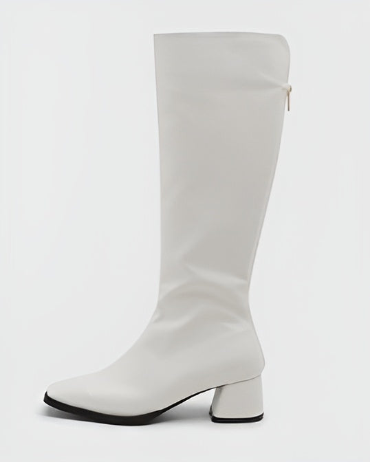 Elegantes botas hasta la rodilla de cuero Mercedez | Sofisticación y comodidad para todas las ocasiones