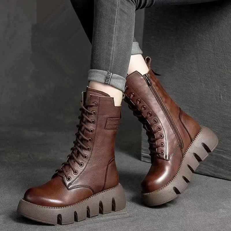 ThermaLuxe Bottes Hiver Orthopédiques en Cuir | Confort Thermique et Soutien Parfait