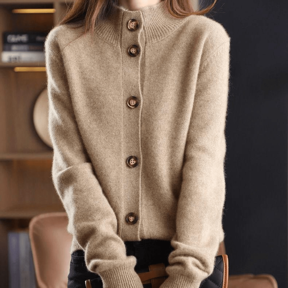 Arabella | Élégant cardigan en cachemire tricoté pour un style chic et confortable