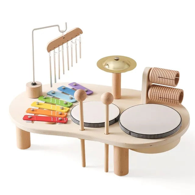 Conjunto Musical MusicWood | Instrumentos Educativos de Madera para Niños