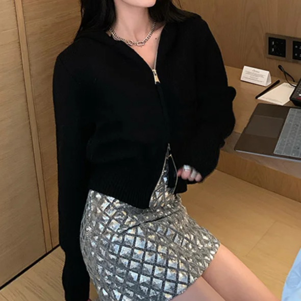 Emma | Cardigan Court Unique & Élégant pour un Style Tendance