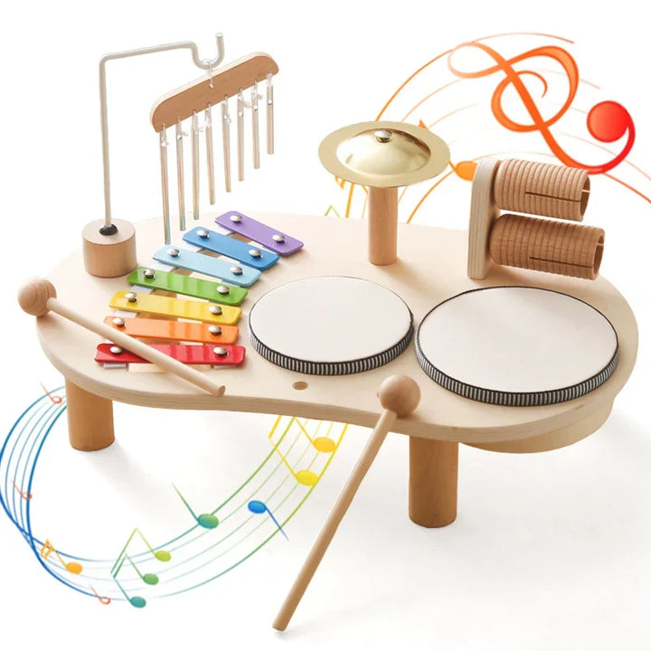 Conjunto Musical MusicWood | Instrumentos Educativos de Madera para Niños