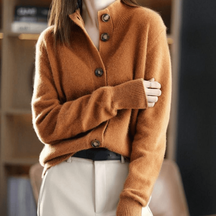 Arabella | Élégant cardigan en cachemire tricoté pour un style chic et confortable