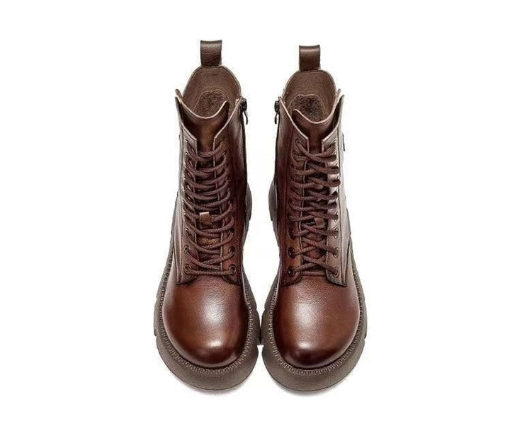 ThermaLuxe Bottes Hiver Orthopédiques en Cuir | Confort Thermique et Soutien Parfait