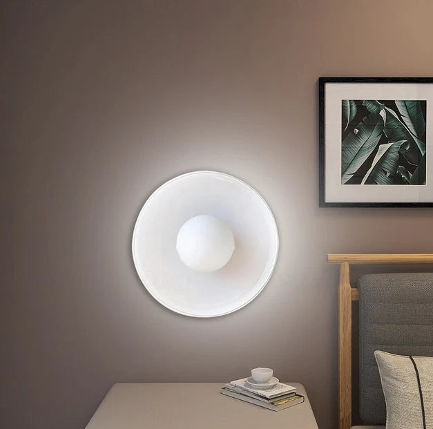 Plafonnier LED rond minimaliste | Éclairage moderne et design gain de place