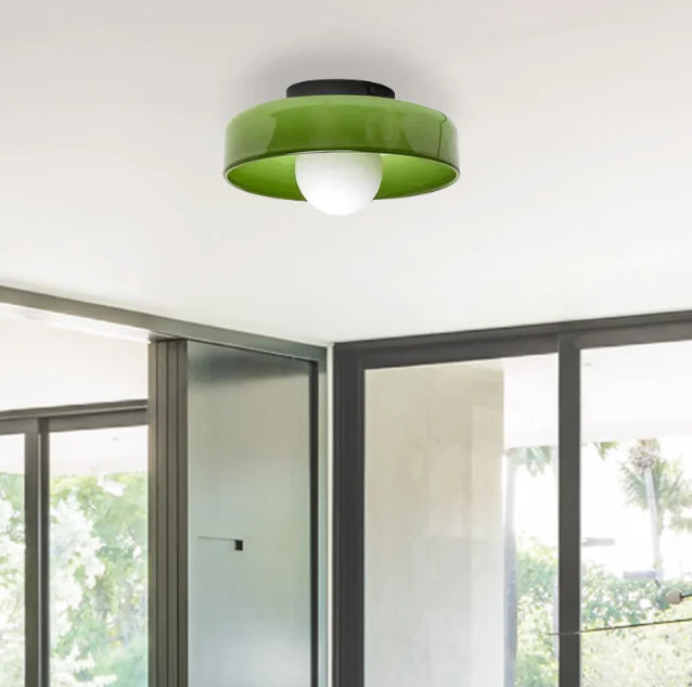 Plafonnier LED rond minimaliste | Éclairage moderne et design gain de place