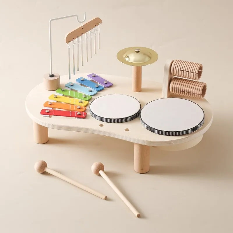 Conjunto Musical MusicWood | Instrumentos Educativos de Madera para Niños