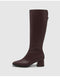 Elegantes botas hasta la rodilla de cuero Mercedez | Sofisticación y comodidad para todas las ocasiones