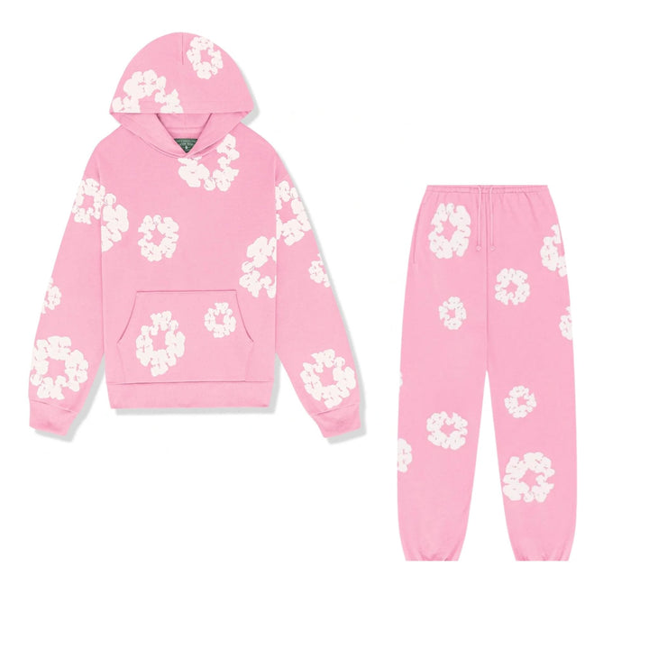 Survêtement Flower Tears | Coupe décontractée | Design floral discret pour le confort en hiver