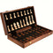 Juego de ajedrez de lujo de madera maciza