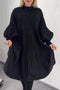Adrienne | Vestido plisado para mujer: elegantes mangas farol, silueta favorecedora, versátil para cualquier ocasión.