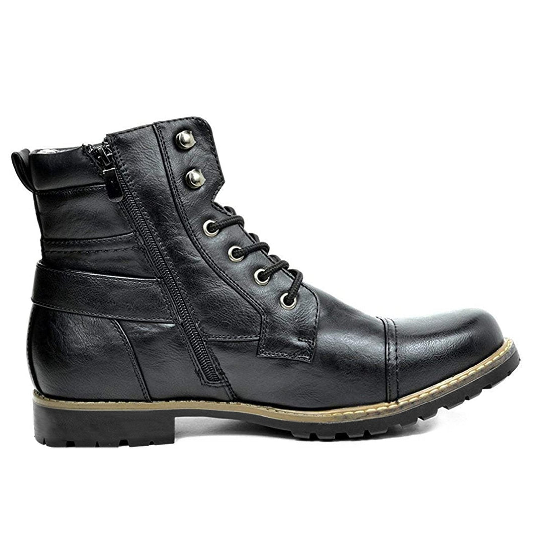 Botas de moto Rhion de piel auténtica | Comodidad y protección para motociclistas