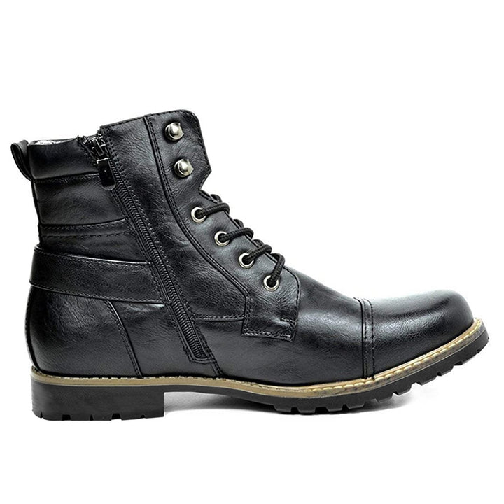 Botas de moto Rhion de piel auténtica | Comodidad y protección para motociclistas