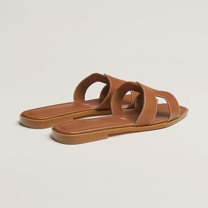 Sandales en cuir pour femme | Confort quotidien et design élégant