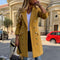 Cappotto lungo con colletto rialzato