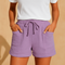 Pantaloncini estivi leggeri con vita elastica da donna | Manya