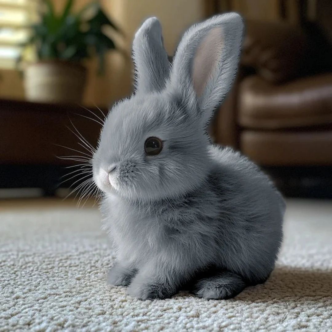 Lapin en peluche réaliste pour enfants | Jouet interactif avec mouvements et fourrure douce