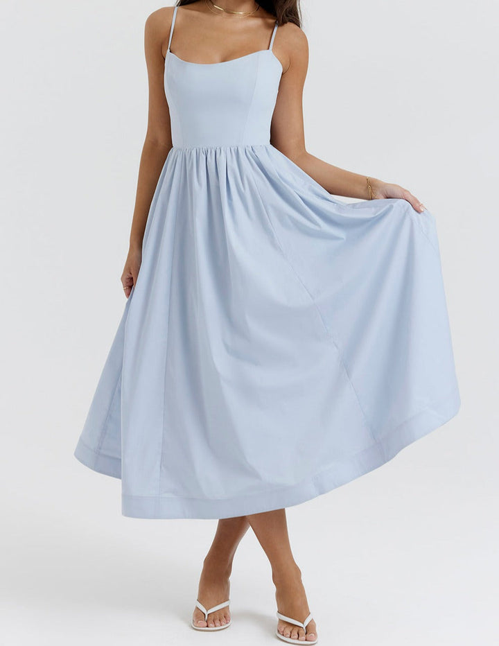 Amalie Robe Élégante Sans Manches avec Dos Nu | Sublimant la Silhouette