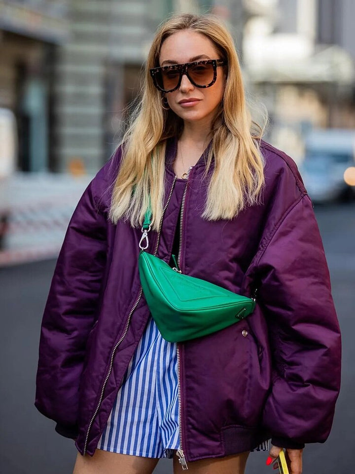 Giubbotto bomber oversize Céline da donna | Stile comodo e alla moda
