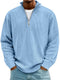 Maglione da uomo in maglia a coste con collo a zip
