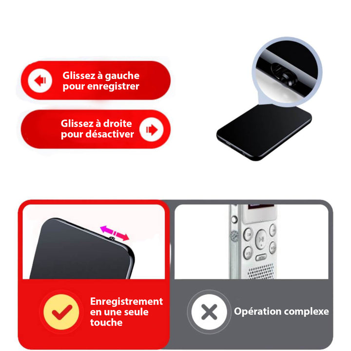 Mini microregistratore spia professionale ultrasottile