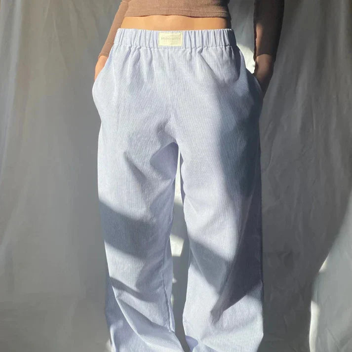 Samantha | Pantalon en Lin Élégant & Confortable pour un Style Intemporel
