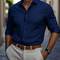 Chemise Homme à Manches Longues Coupe Slim Classique
