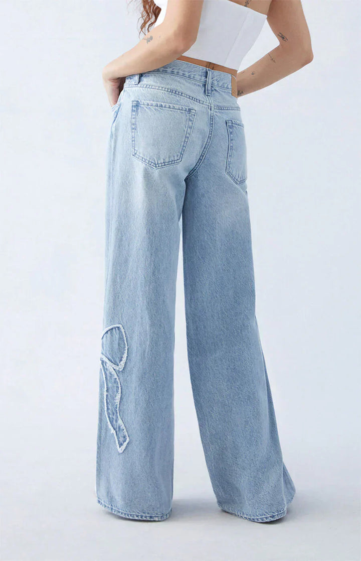 Zara | Le jean baggy avec nœud