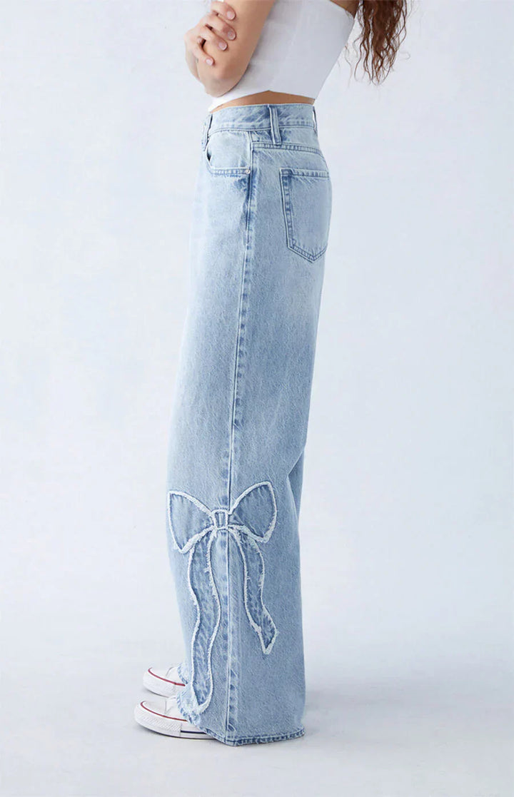 Zara | Le jean baggy avec nœud