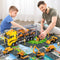 Jogo de construção interativo para crianças | Conjunto educativo com veículos e ferramentas