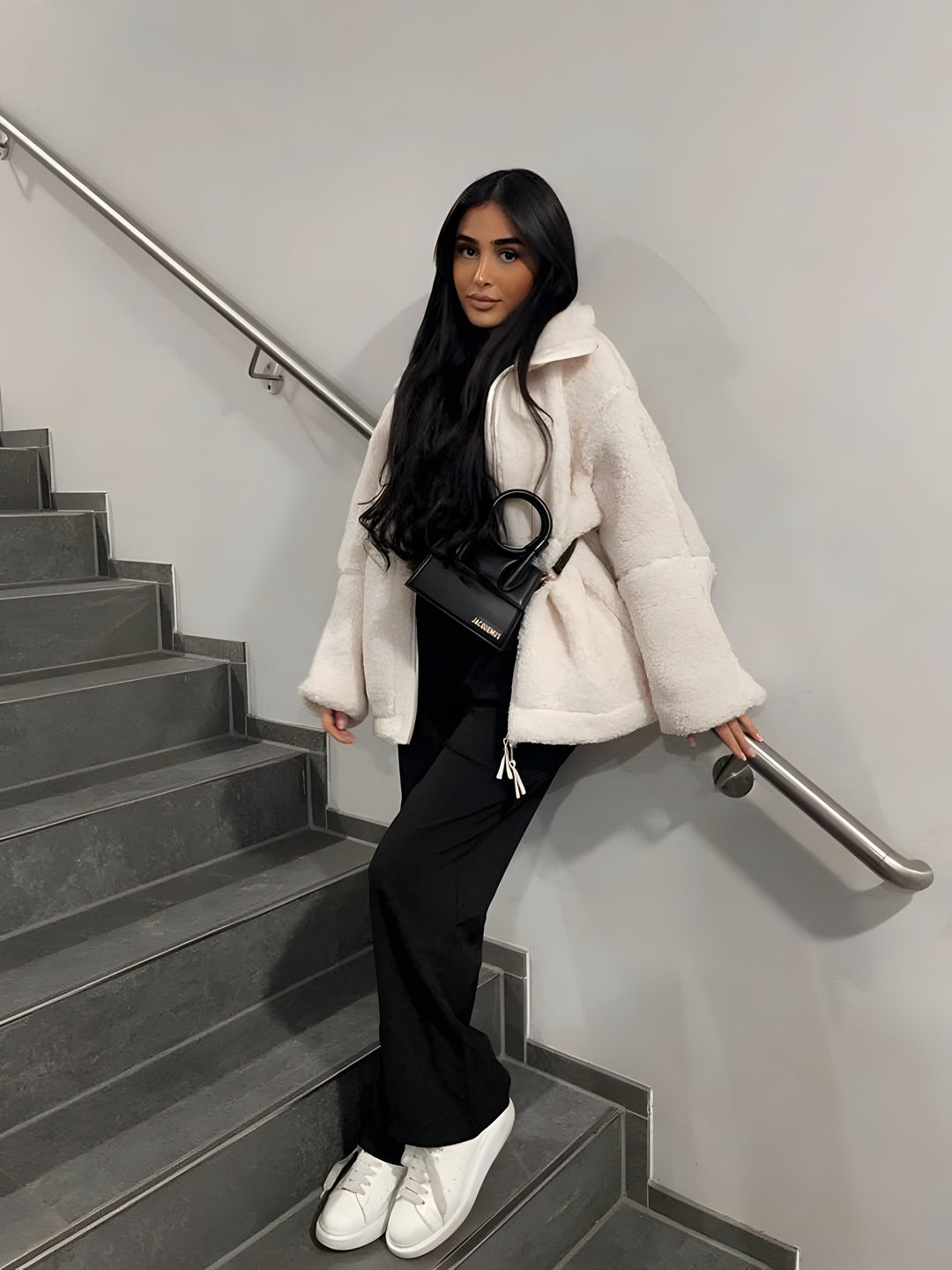 Amalia Manteau Teddy Élégant | Confort et Style Sophistiqués