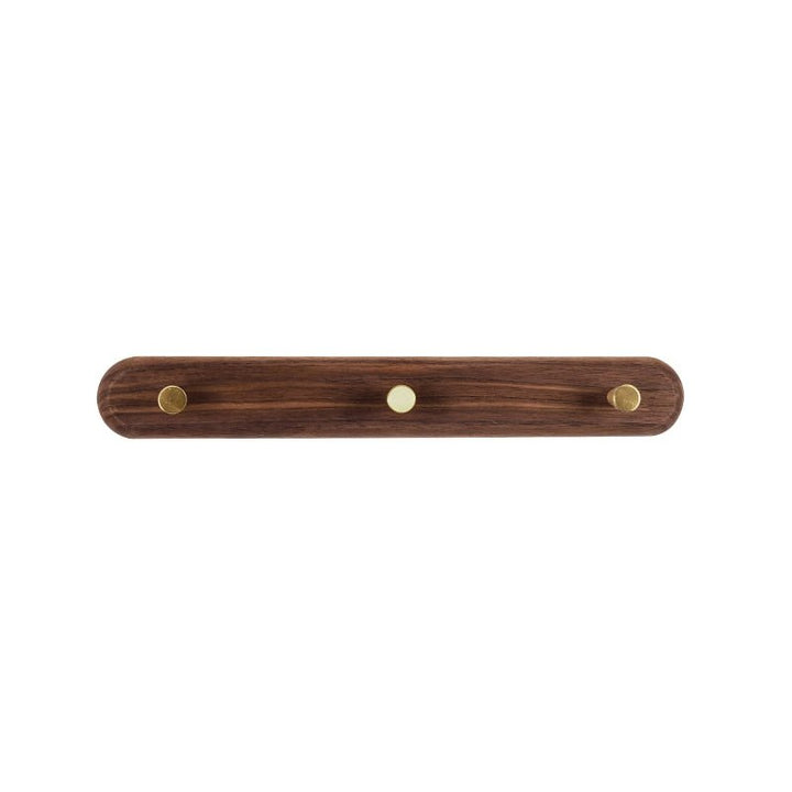 LignaHook Perchero de Pared en Madera y Latón | Diseño Minimalista y Elegante