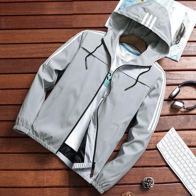 Giacca antipioggia con cappuccio da uomo Charlie | Eleganza sportiva e comfort urbano