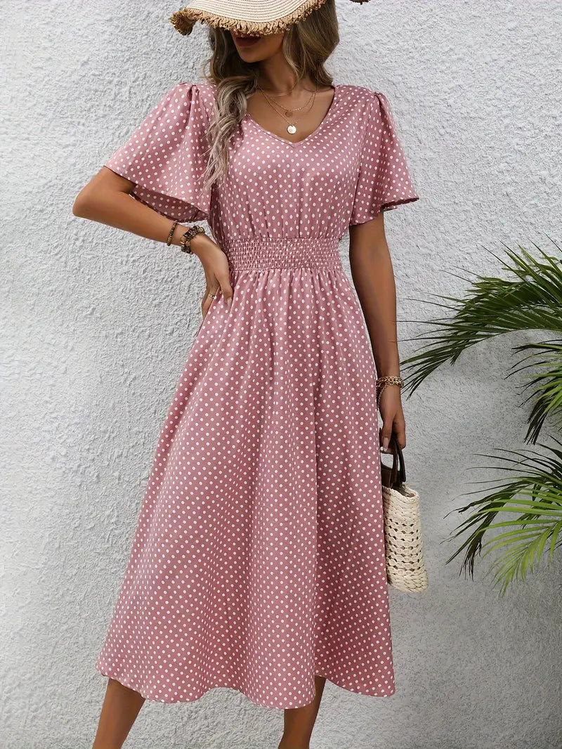 Vestido de verano de lunares | Transpirable y femenino | Perfecto para días soleados