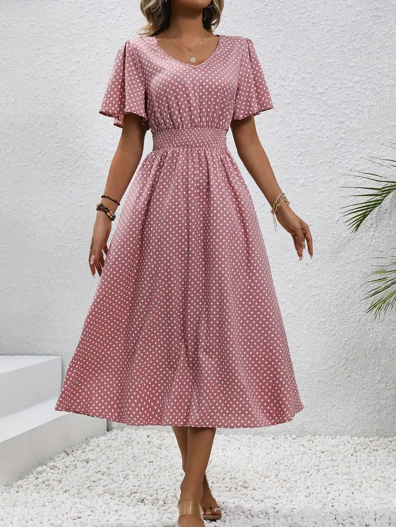 Vestido de verano de lunares | Transpirable y femenino | Perfecto para días soleados