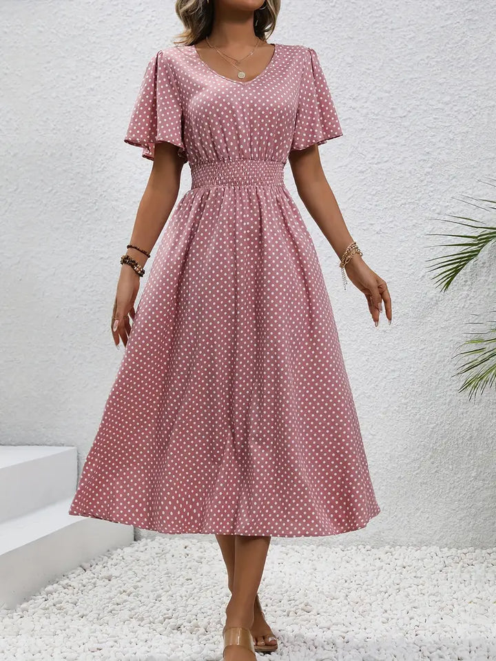 Vestido de verano de lunares | Transpirable y femenino | Perfecto para días soleados