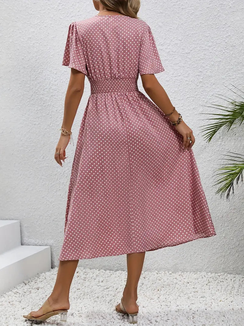 Vestido de verano de lunares | Transpirable y femenino | Perfecto para días soleados