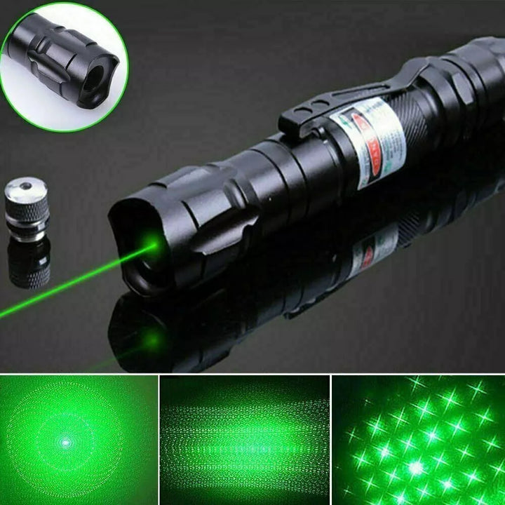 Apontador Laser Verde Recarregável | Laser de Alta Precisão e Longo Alcance
