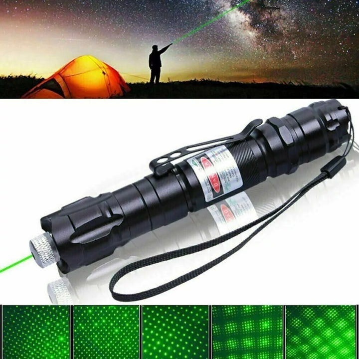 Apontador Laser Verde Recarregável | Laser de Alta Precisão e Longo Alcance