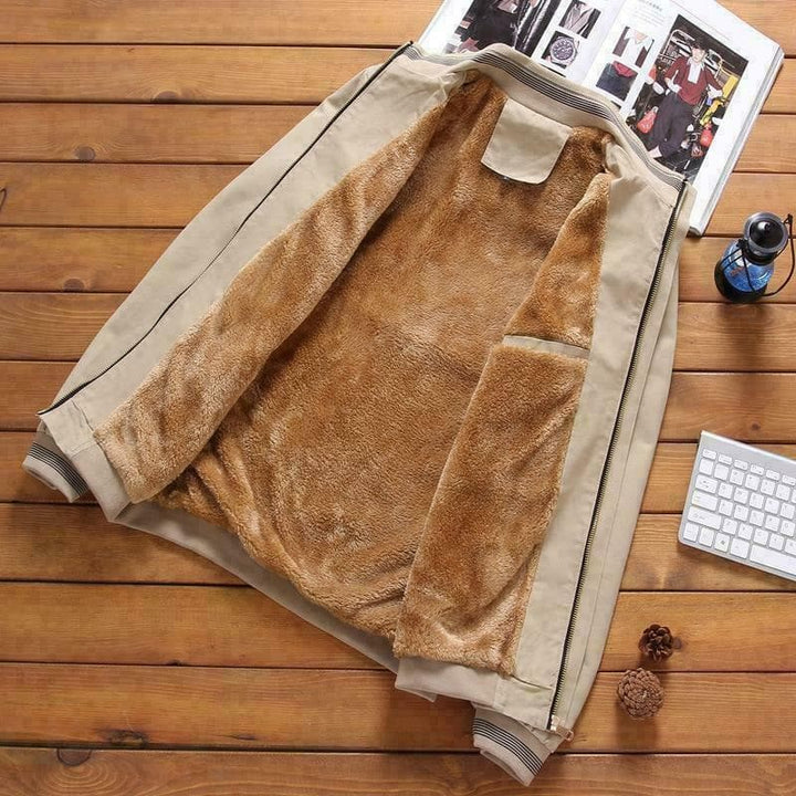 Giubbotto bomber da uomo Aaron con fodera in sherpa | Calore e stile sofisticato