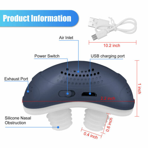 Appareil d'apnée du sommeil Micro CPAP pour le voyage et contre les ronflements - Alternative CPAP
