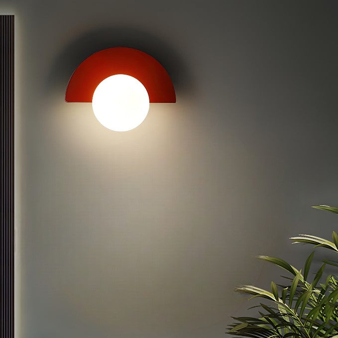 Applique murale LED demi-cercle | Design moderne | Éclairage doux pour intérieur