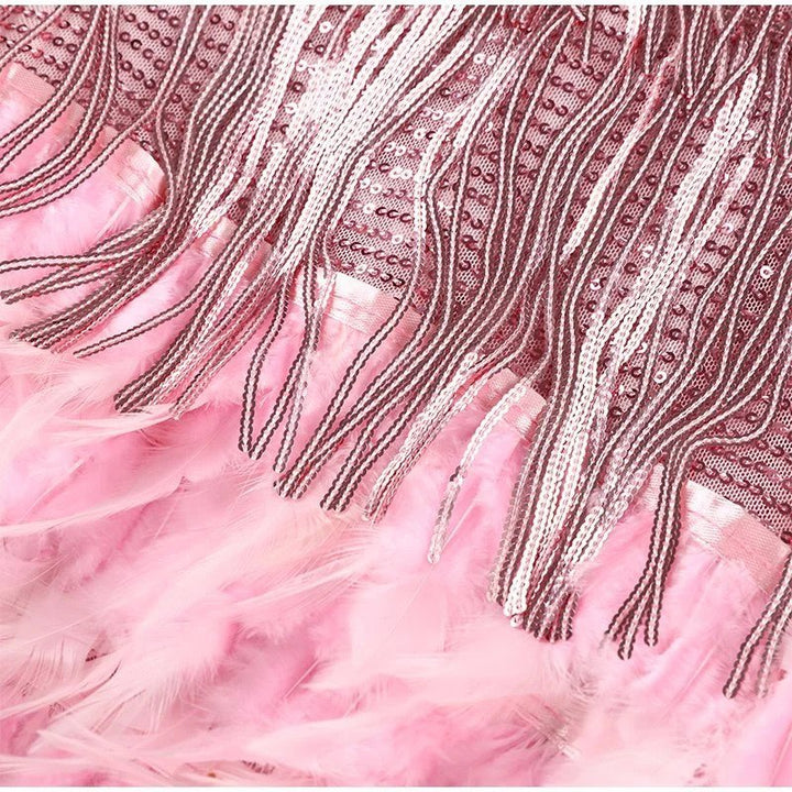 Élégance Brillante | Robe de Cocktail à Paillettes pour Femme