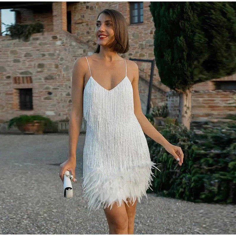 Élégance Brillante | Robe de Cocktail à Paillettes pour Femme