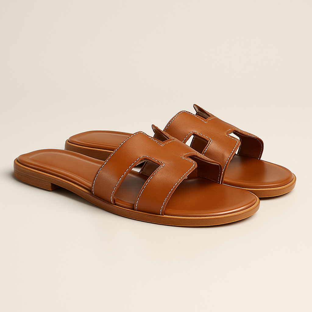 Sandales en cuir pour femme | Confort quotidien et design élégant