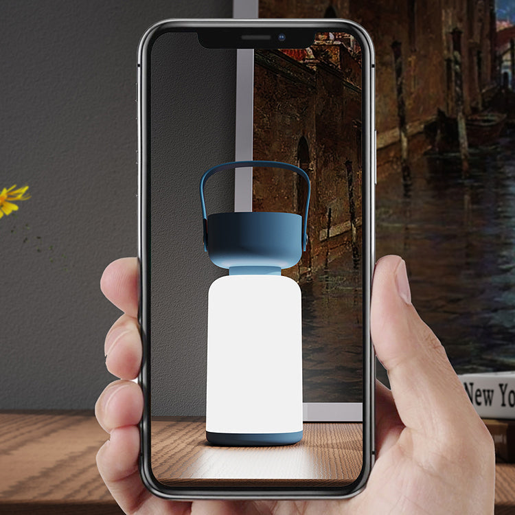 Amanti | Lampe de table LED portable et étanche - Design cylindrique moderne