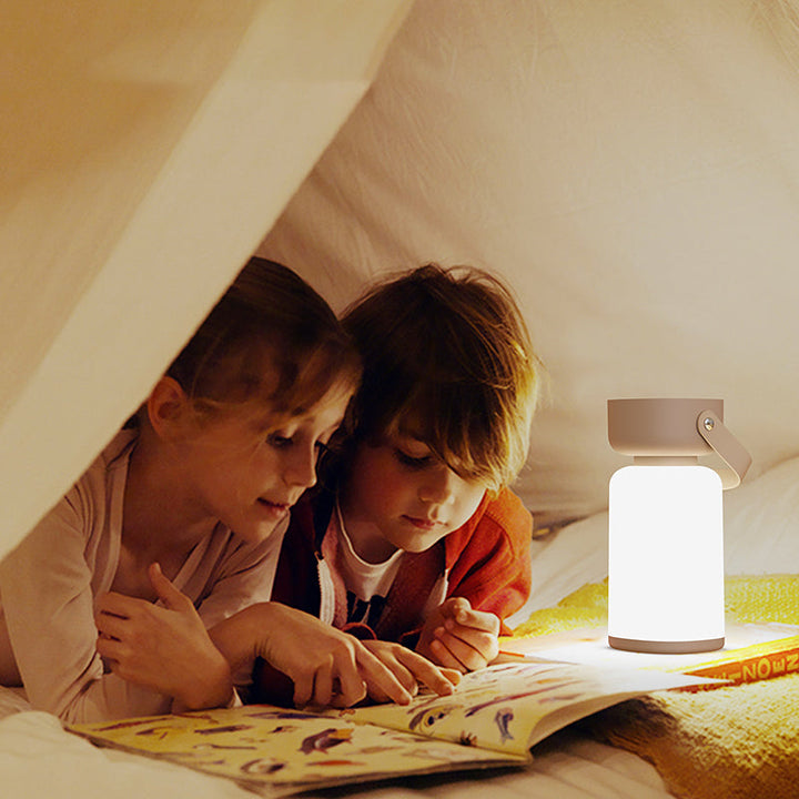 Amanti | Lampe de table LED portable et étanche - Design cylindrique moderne