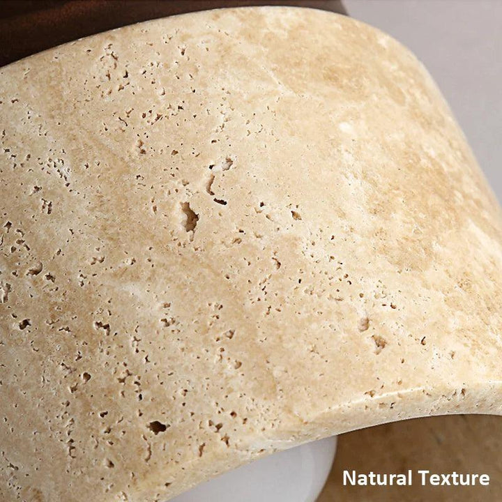 Buijou | Plafonnier en bois et marbre pour intérieurs élégants