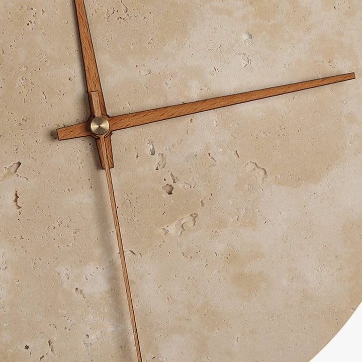 Möni | Lampe murale et horloge en pierre pour un éclairage élégant